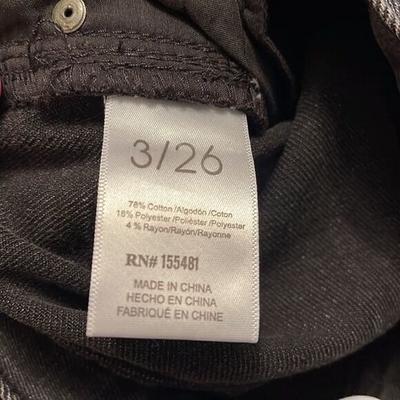 Simple Society distressed super high rise button fly raw hem jeans NEW NWT 3 26 - Picture 10 of 14